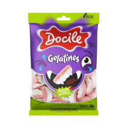 DOCILE GELATINES DENTES CITRICOS 12X80 GR