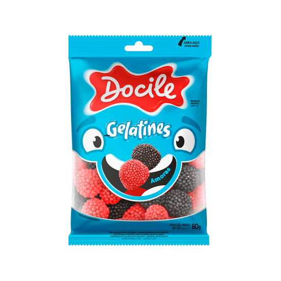 DOCILE GELATINES AMORAS 12X80 GR