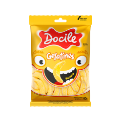 DOCILE GELATINES BANANA 12X80 GR