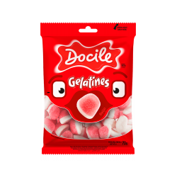 DOCILE GELATINES BEIJO 12X70 GR