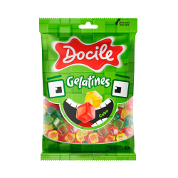 DOCILE GELATINES CUBO SORTIDO 12X80 GR
