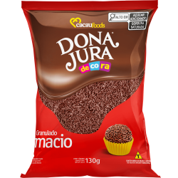 GRANULADO MACIO CHOCOLATE DONA JURA 40X130 GR