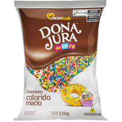 GRANULADO MACIO COLORIDO DONA JURA 40X130 GR