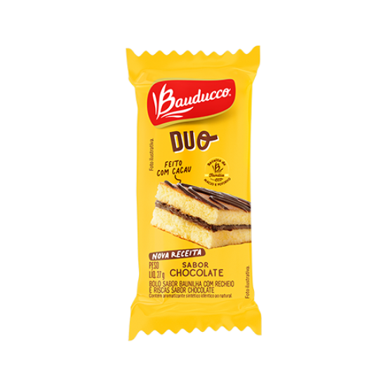 BAUDUCCO BOLINHO DUO 90X27 GR
