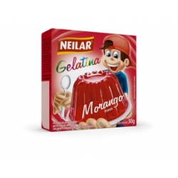 NEILAR GELATINA MORANGO 48X20 GR