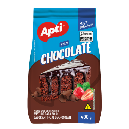 MIST. BOLO CHOCOLATE APTI 12X400 GR PCT 4S