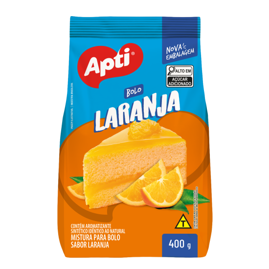 MIST. BOLO LARANJA APTI 12X400 GR PCT 4S