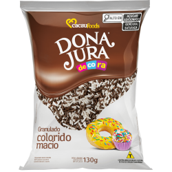 GRANULADO MACIO PRETO/BRANCO DONA JURA 40X130 GR