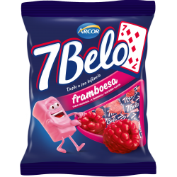 ARCOR BALA 7BELO FRAMBOESA 30X100 GR