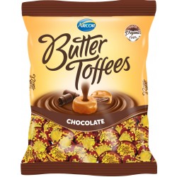 ARCOR BALA BUTTER TOFFEES CHOCOLATE 30X100 GR