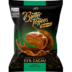 ARCOR BALA BUTTER TOFFEES INTENSE 53% MENTA 30X90 GR