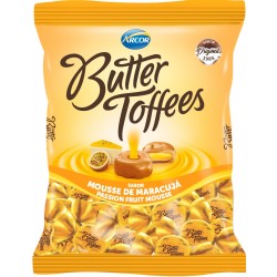 ARCOR BALA BUTTER TOFFEES MOUSSE MARACUJA 30X100 GR