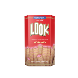 LOOK STICK WAFER MORANGO 20X55 GR ITAMARATY