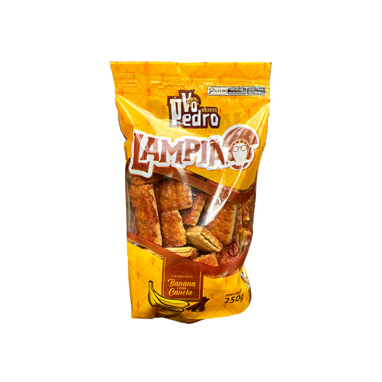 BISC VO PEDRO LAMPIAO BANANA C/ CANELA 20X250 GR