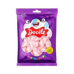 DOCILE MARSHM. ROSA/BRANCO BAUNILHA TWISTPACOTAO 12X250 GR